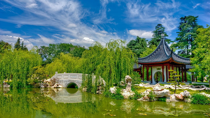 suzhou, china, garden, botanical, asia, unesco, world heritage, HD wallpaper