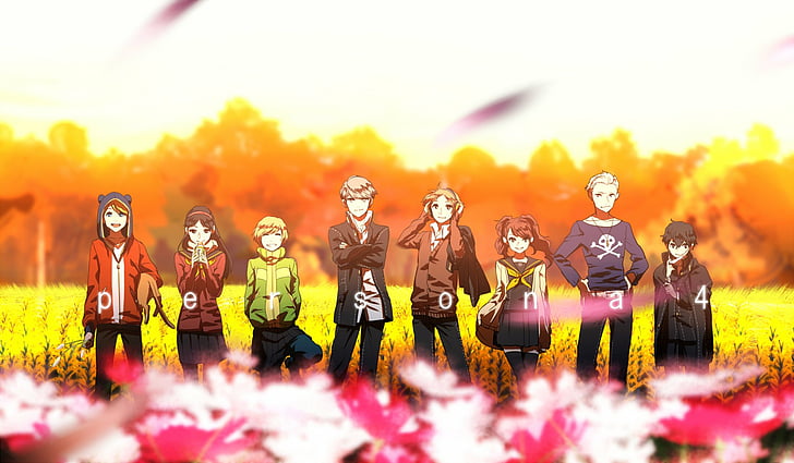Persona, Persona 4, Chie Satonaka, Kanji Tatsumi, Naoto Shirogane, HD wallpaper