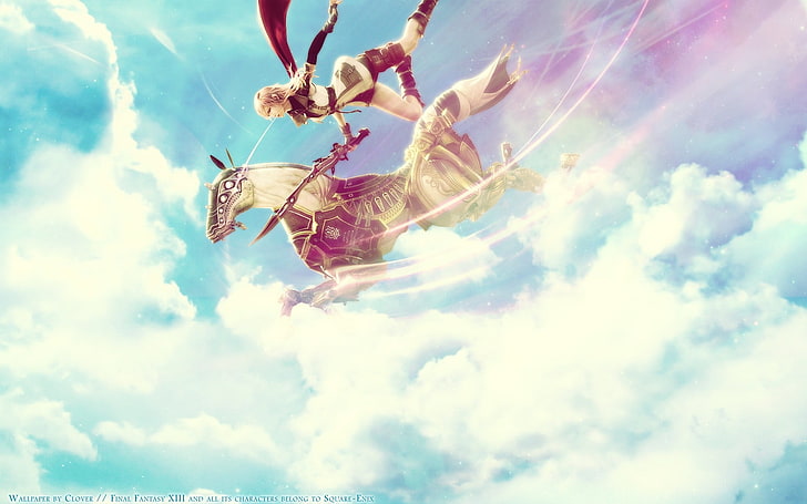 Final Fantasy Lightning wallpaper, Claire Farron, Final Fantasy XIII, HD wallpaper