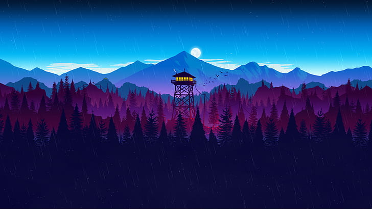 Gathered all Firewatch Tower and edited them for phone size, fire tower HD phone  wallpaper | Pxfuel