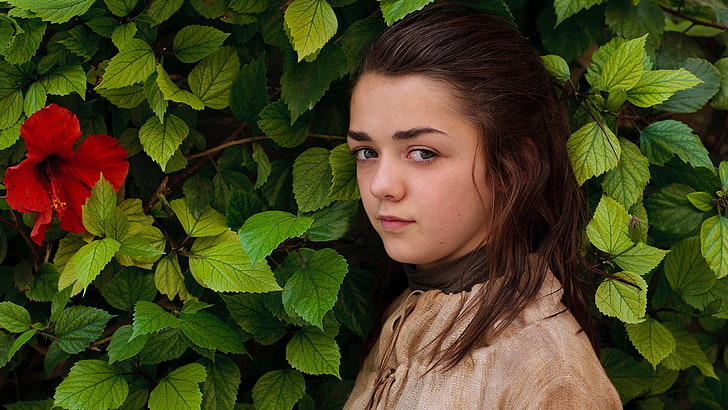 TV Show, Game Of Thrones, Arya Stark, Maisie Williams, leaf