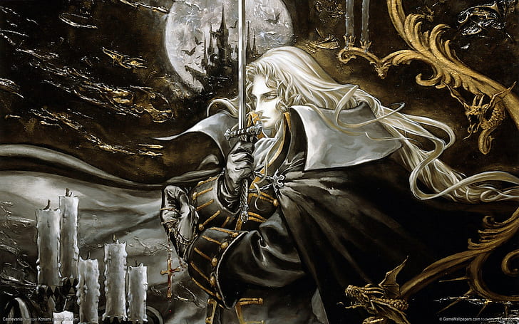 video games castlevania alucard castlevania symphony of the night, HD wallpaper