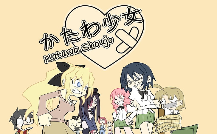 Katawa Shoujo, Misha, Rin Tezuka, Lilly Satou, Shiina Mikado, HD wallpaper