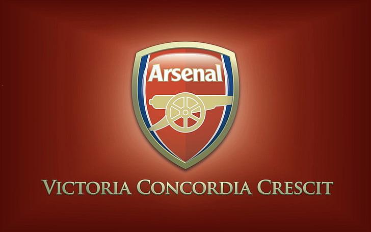 Arsenal logo, football club, england, sport, flag, insignia, symbol, HD wallpaper