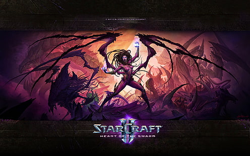 Starcraft 2 wallpaper, Sarah Kerrigan, The Queen Of Blades, StarCraft 2 Heart of the swarm HD wallpaper