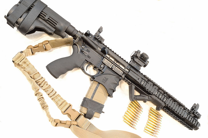 weapons, strap, assault rifle, magpul