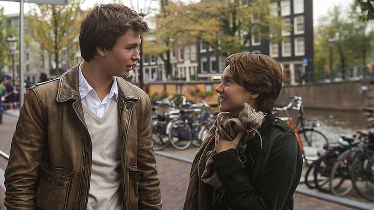 Movie, The Fault in Our Stars, Ansel Elgort, Shailene Woodley