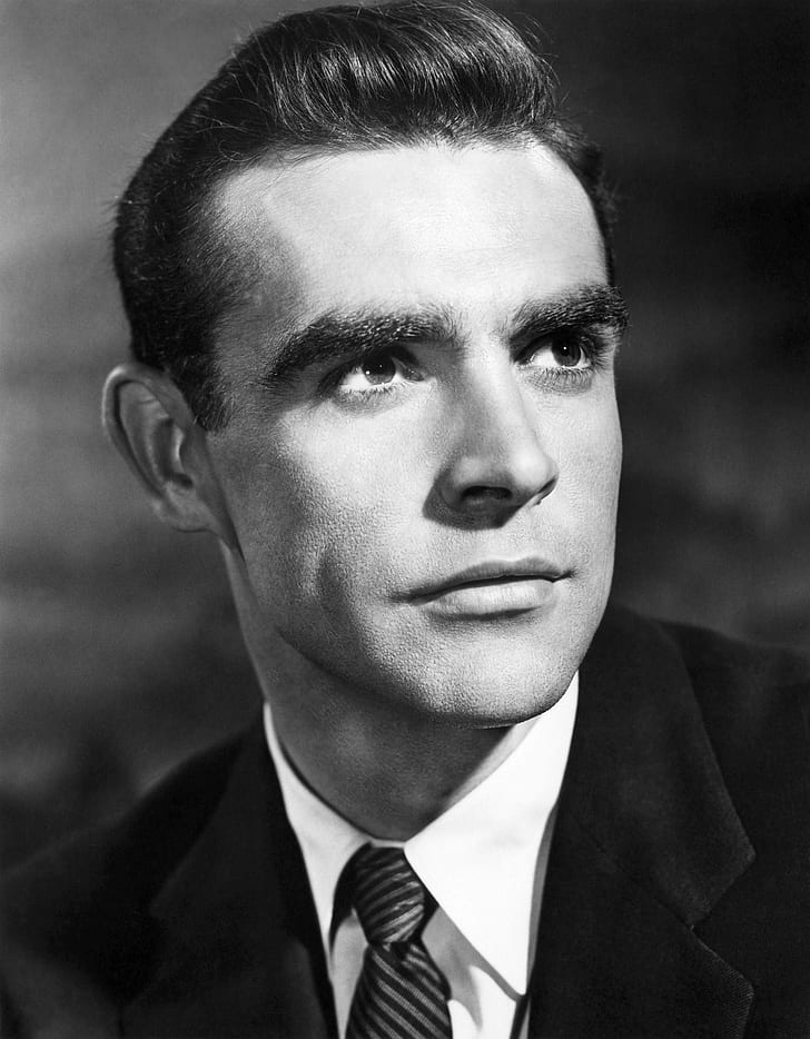 Sean Connery, actor, monochrome