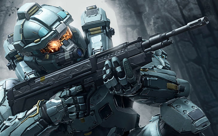 Halo 5, video games, soldier, military, weapon, Fred-104, Halo 5: Guardians, HD wallpaper