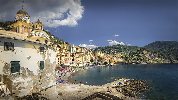 Italy, Liguria, Camogli, HD wallpaper