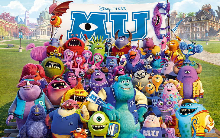 Disney movie, Monsters University, HD wallpaper