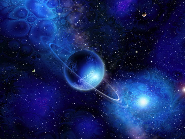HD wallpaper: Blue Universe, uranus picture | Wallpaper Flare