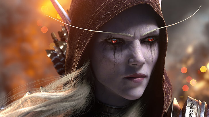 Sylvanas Windrunner World of Warcraft Battle for Azeroth, portrait