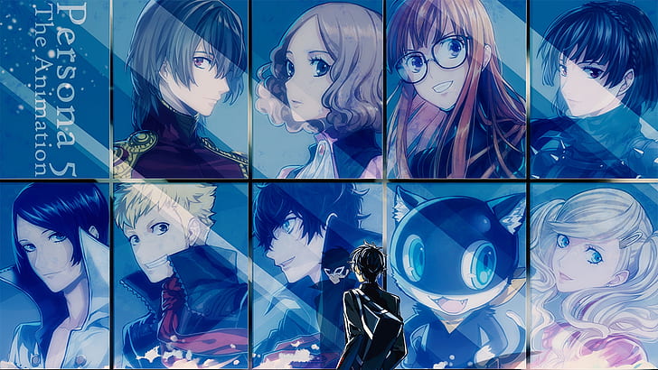 Persona, Persona 5, Akira Kurusu, Ann Takamaki, Futaba Sakura, HD wallpaper