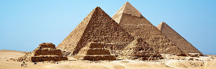 architecture, ancient, Egypt, Africa, Pyramids of Giza, history, HD wallpaper