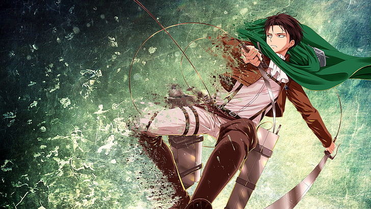 Anime, Attack On Titan, Levi Ackerman, one person, real people, HD wallpaper