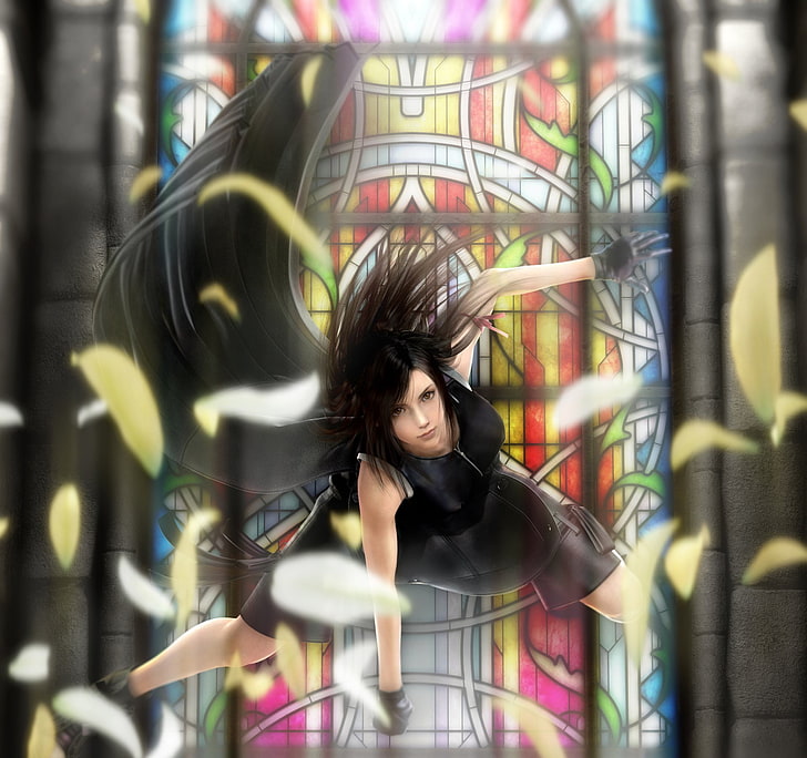female character wallpaper, Final Fantasy, Final Fantasy VII: Advent Children, HD wallpaper