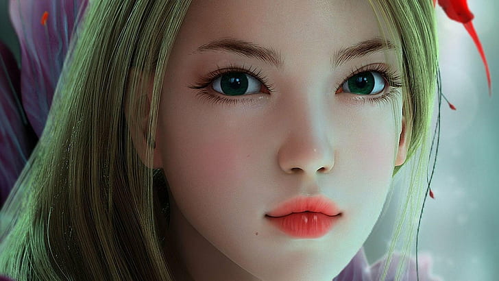 Scary 3D Girl  Download Free HD Mobile Wallpapers