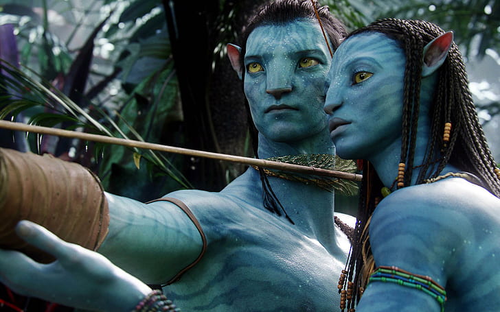 Jake Sully & Neytiri in Avatar, HD wallpaper