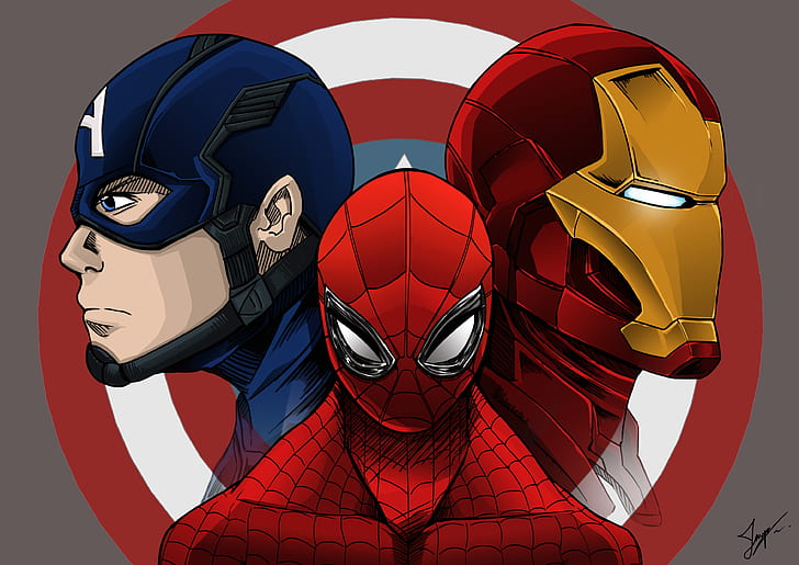 HD wallpaper: Iron Man, Spider-Man, 4K