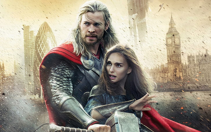Thor 2, thor poster, people, actresses, natalie-portman, handsome