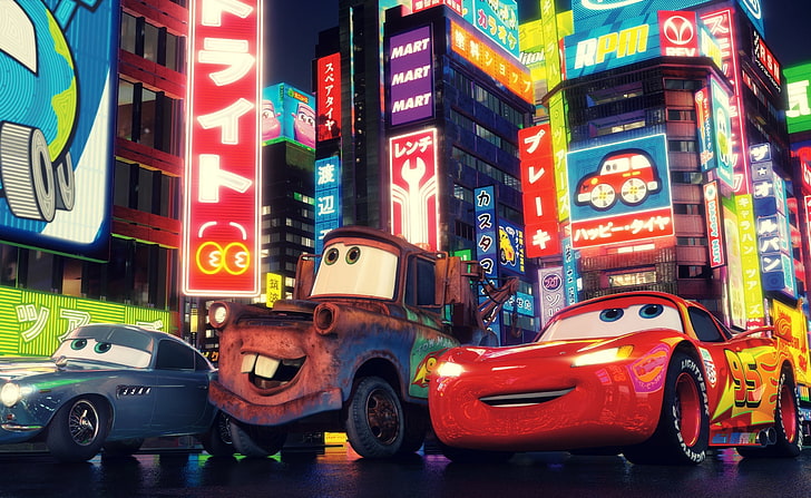 Cars 2 The Movie, Disney Cars movie still screenshot, Cartoons, HD wallpaper
