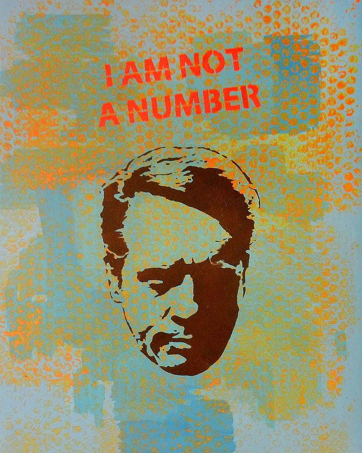 I am not a number text, The Prisoner (original UK series), TV
