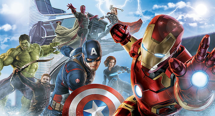 HD wallpaper: Marvel Avengers 3D wallpaper, Iron Man, Captain America, Hulk  | Wallpaper Flare