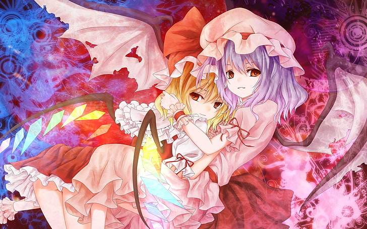 Touhou Remilia and Flandre Scarlet \, Anime, Remilia Scarlet, HD wallpaper