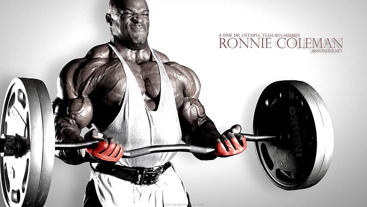 Ronnie Coleman, bodybuilding, men, sport , weightlifting, muscles, HD wallpaper
