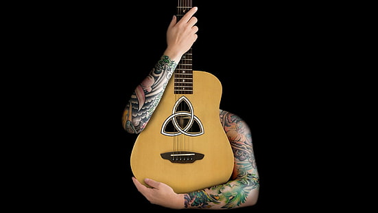 Designs Music Guitar Tattoo . tattoo, Cool Tattoo HD wallpaper | Pxfuel