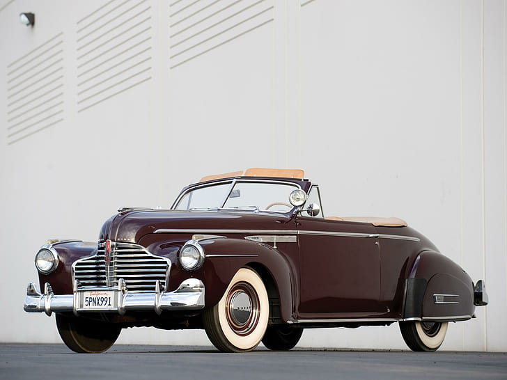 1941 Buick Super Coupe, convertible, vintage, beautiful, classic, HD wallpaper