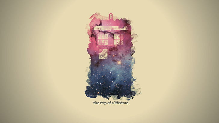 TARDIS - Doctor Who, the trip of a lifetime, digital art, 1920x1080, HD wallpaper