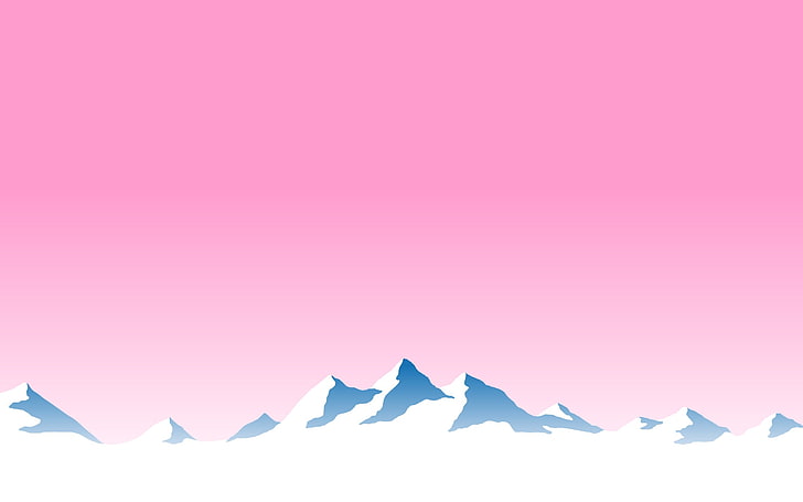 Evian(Water), landscape, mountain, Pink, pink color, no people