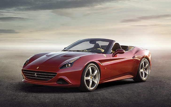 Ferrari California T, Convertible, car, HD wallpaper