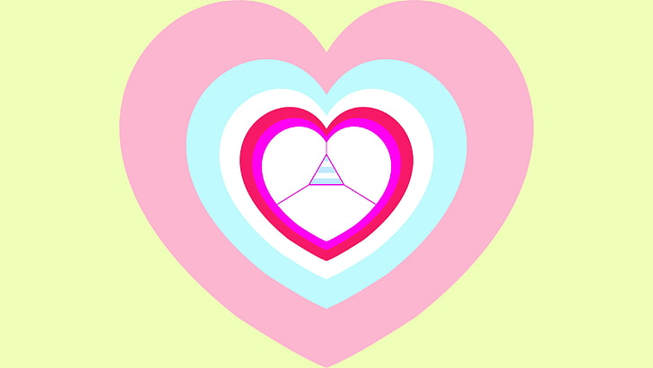 pink heart illustration, ME! ME! ME!, TeddyLoid, panties, heart shape, HD wallpaper