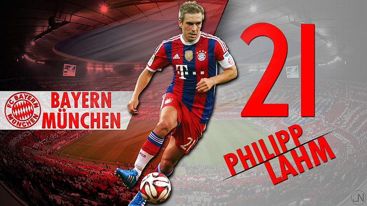 FC Bayern , Bayern Munich, Bayern Munchen, Philipp Lahm, text, HD wallpaper