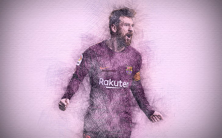 Soccer, Lionel Messi, FC Barcelona, HD wallpaper