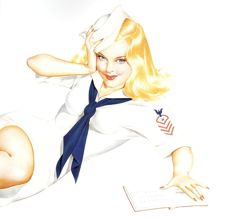 blondes pinup finger in mouth 1920x1080  People Hot Girls HD Art, HD wallpaper