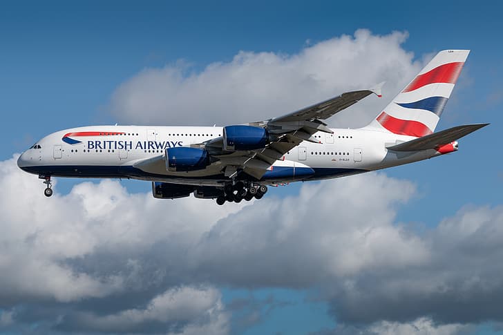 HD wallpaper: Airbus, British Airways, A380-800 | Wallpaper Flare