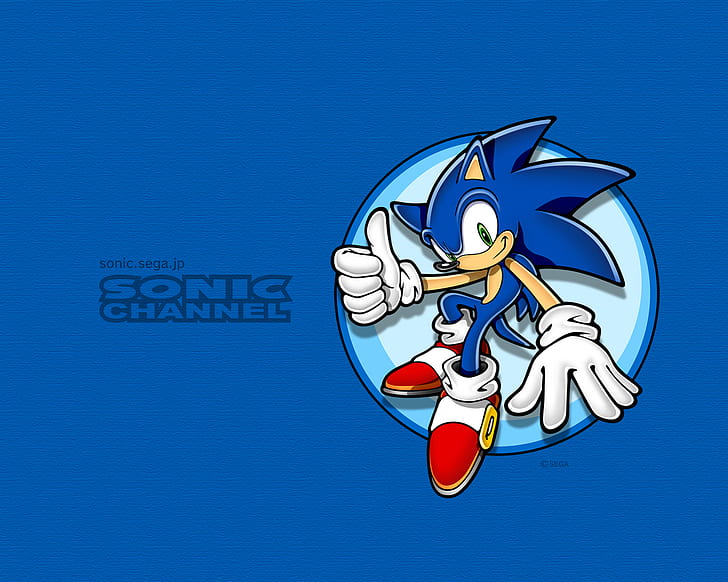 Sonic Sonic the Hedgehog Blue Sega HD, video games