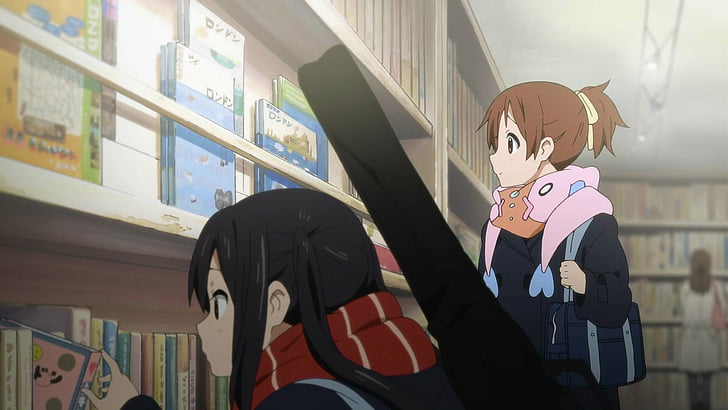 Anime, K-ON!, Azusa Nakano, Ui Hirasawa, HD wallpaper
