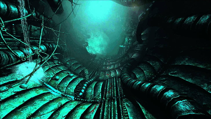 illustration of tunnel, SOMA, Frictional Games, video games, horror, HD wallpaper