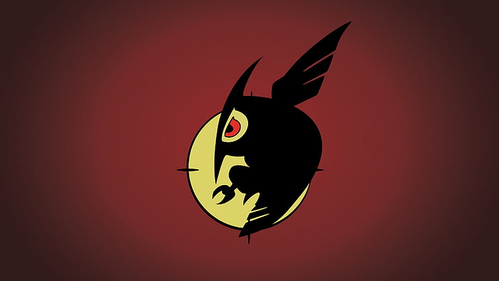 black and yellow bird logo, Akame ga Kill!, colored background