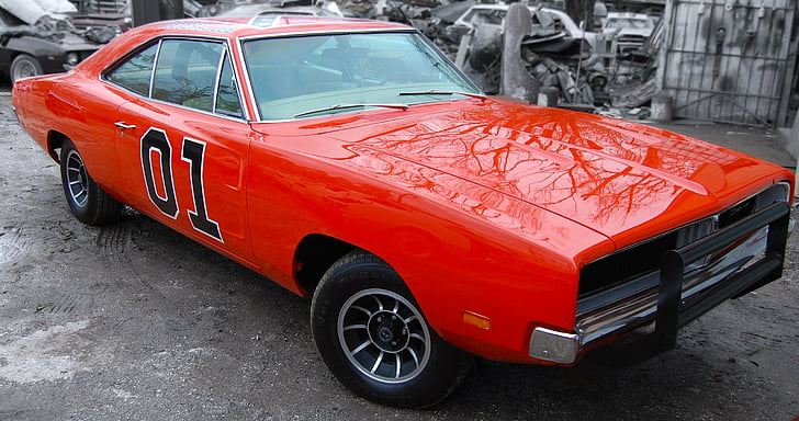 Hd Wallpaper Charger Dodge Dukes General Hazzard Hot Lee Muscle Rod Flare - What Paint Color Is The General Lee