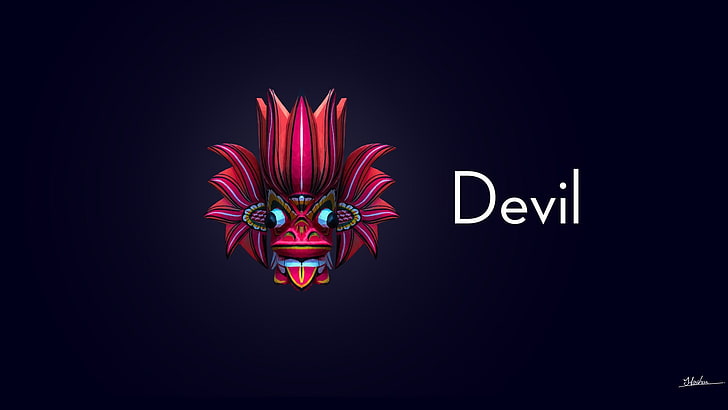 Artistic, Cultural, Devil, Mask, Sri Lanka, HD wallpaper