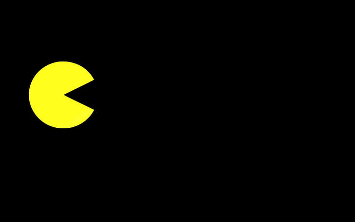 Simple, Pacman, Black Background, pacman game