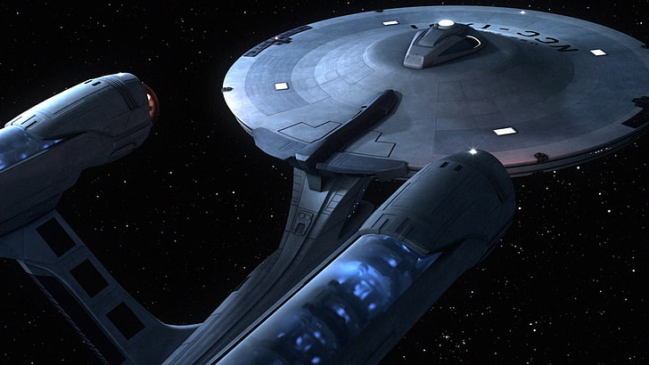 Star Trek USS Enterprise, space, spaceship, USS Enterprise (spaceship), HD wallpaper