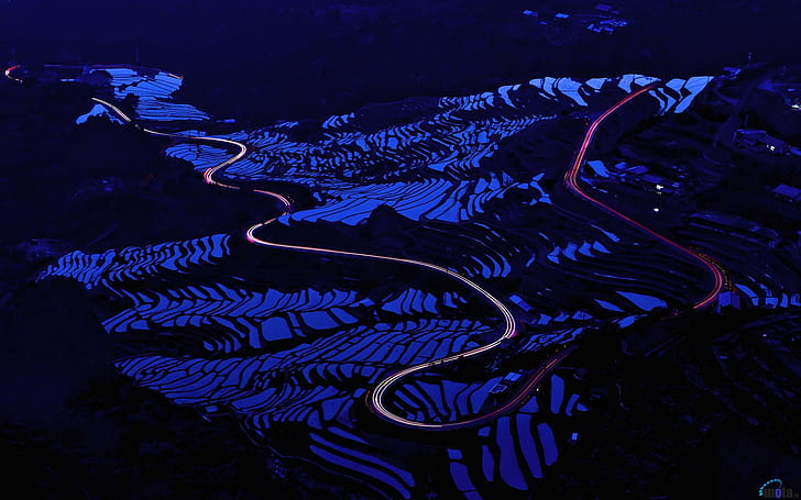 Rice Terraces In Japan, nature, fields, nature and landscapes