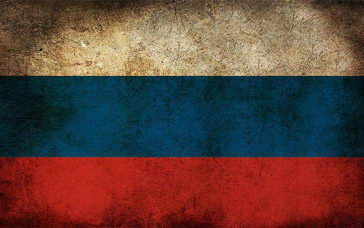 Russian flag, digital art, 1920x1200